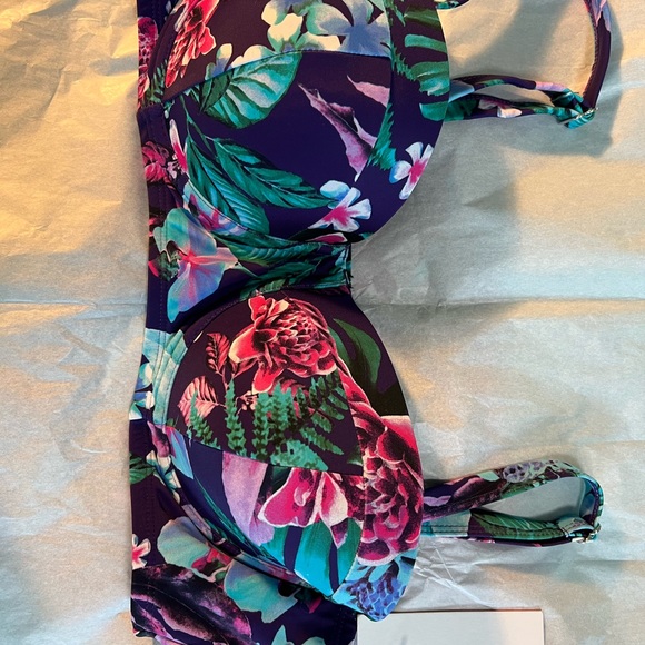 Swimsuits for All floral strappy bikini - Picture 3 of 5
